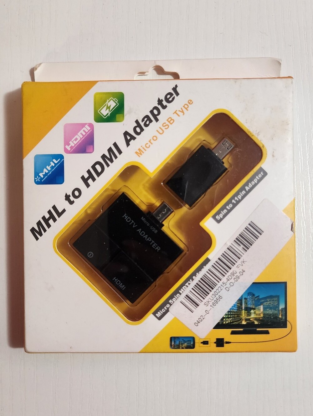 MHL to HDMI Micro USB Adapter - Black